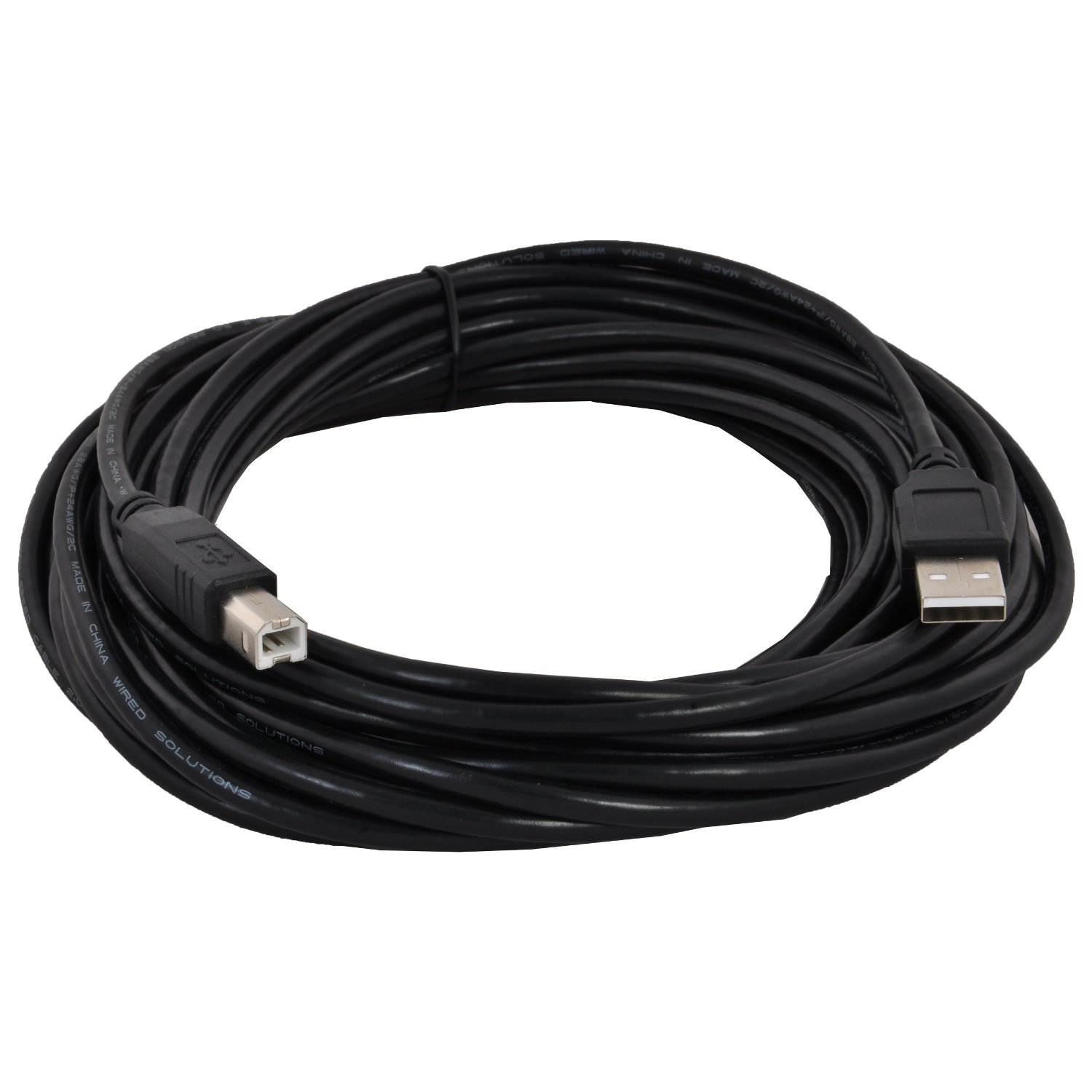 WIRED SOLUTIONS USB 2.0 Cable AM-BM (10m)-Black (B01K35G1Y0) Amazon Price History, Amazon Price Tracker