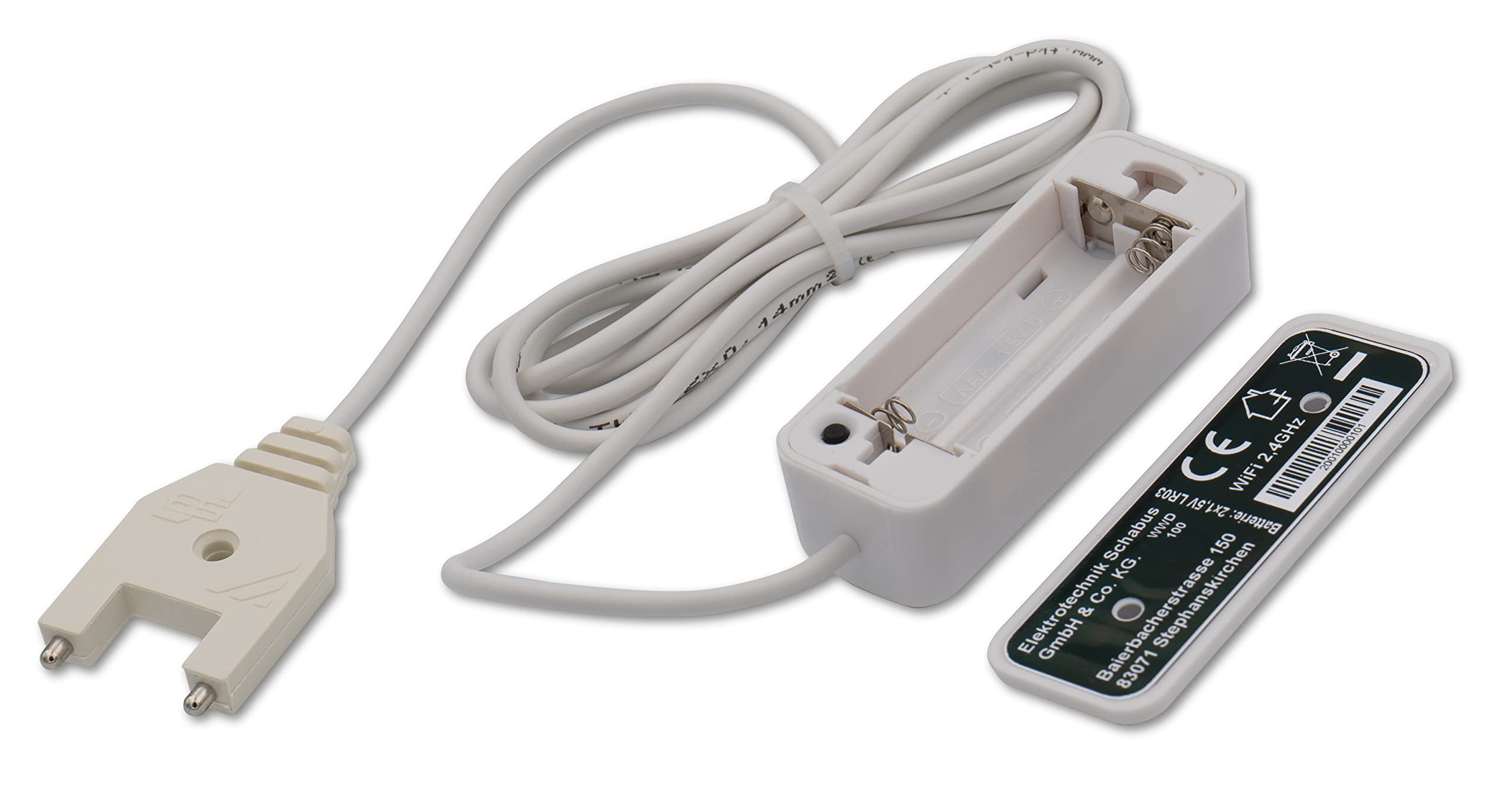 Schabus WWD 100 Smart Wassermelder 1,5m Kabel, Batteriebetrieben