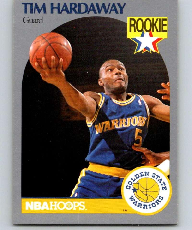Amazon.com: 1990-91 NBA Hoops #113 Tim Hardaway RC Rookie Golden