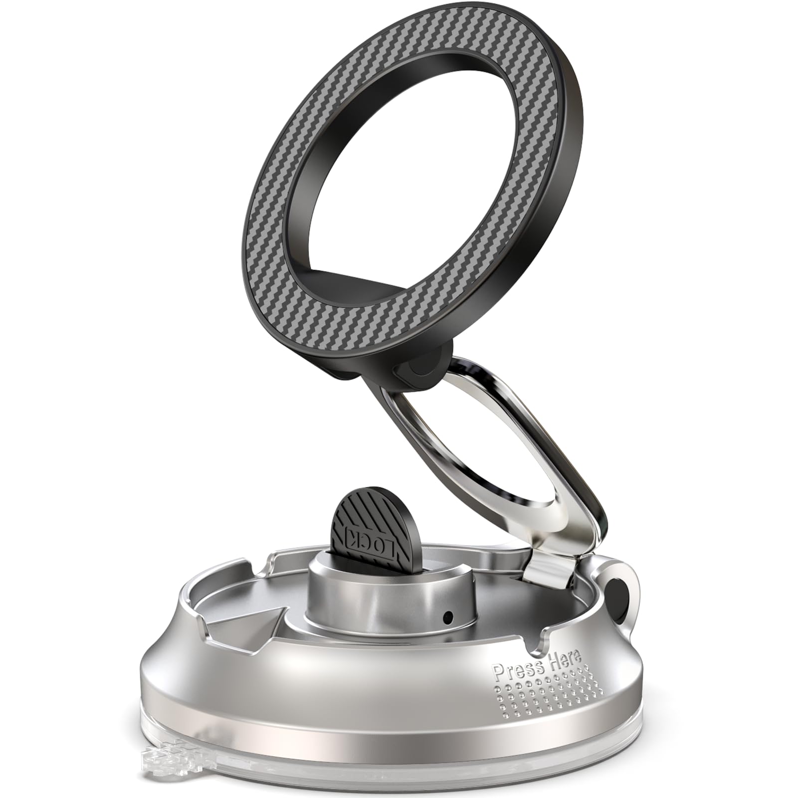 Magnetic Phone Holder for Car 90 LB Strongest Suction 3000gf Strongest Magnetic 360 Adjustable Vacuum Phone Holders for