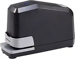 Bostitch Office Impulse Grampeador elétrico resistente, pacote econômico, capacidade para 45 folhas, inclui 5.000 grampos e removedor de grampo, sem atolamento, grampeamento mais rápido, preto