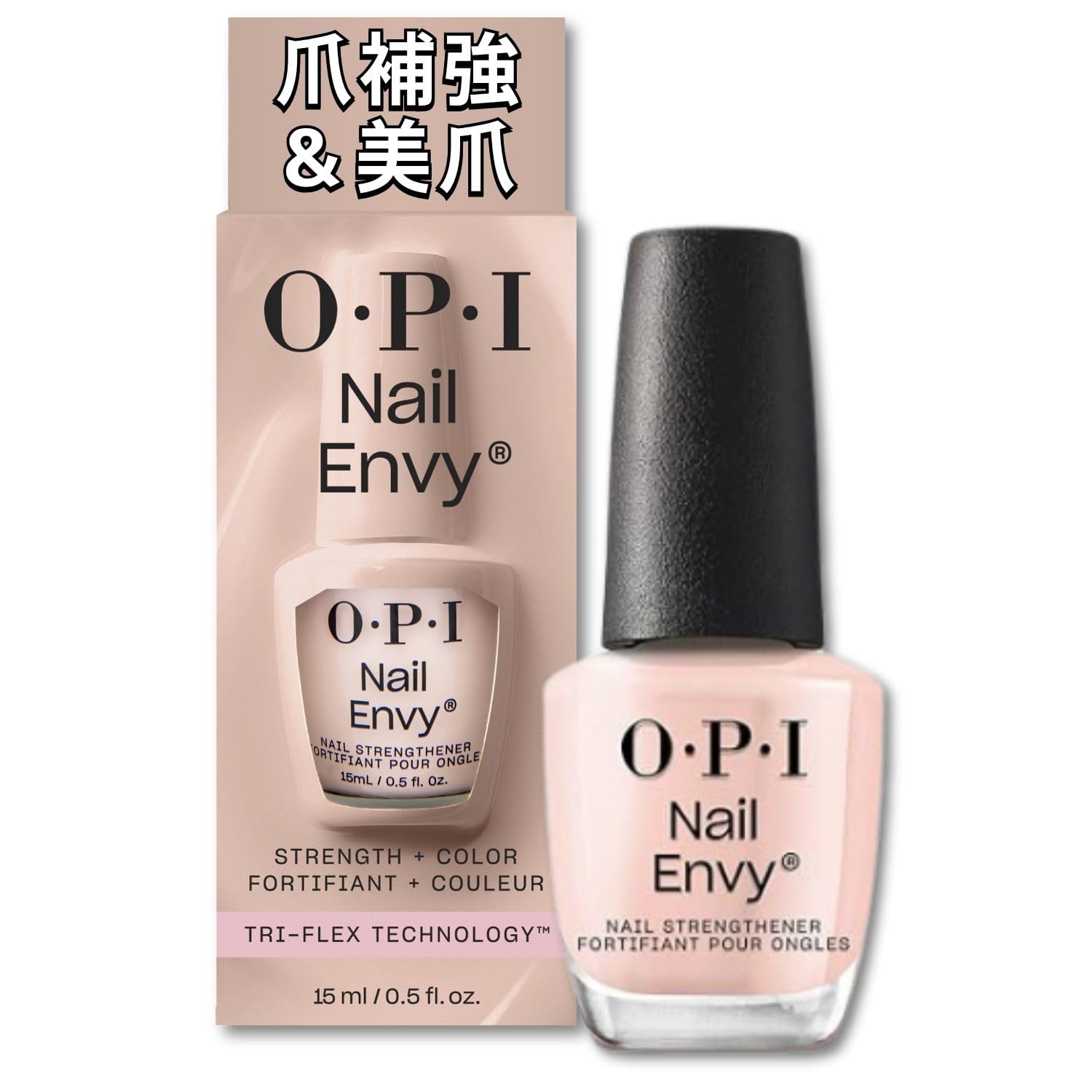 Amazon.co.jp: OPI(オーピーアイ) 爪補強コート ヌードピンク 15mL