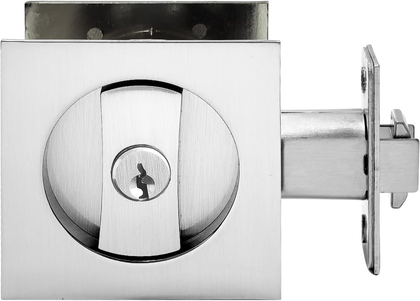 Pocket Door Lock Sliver