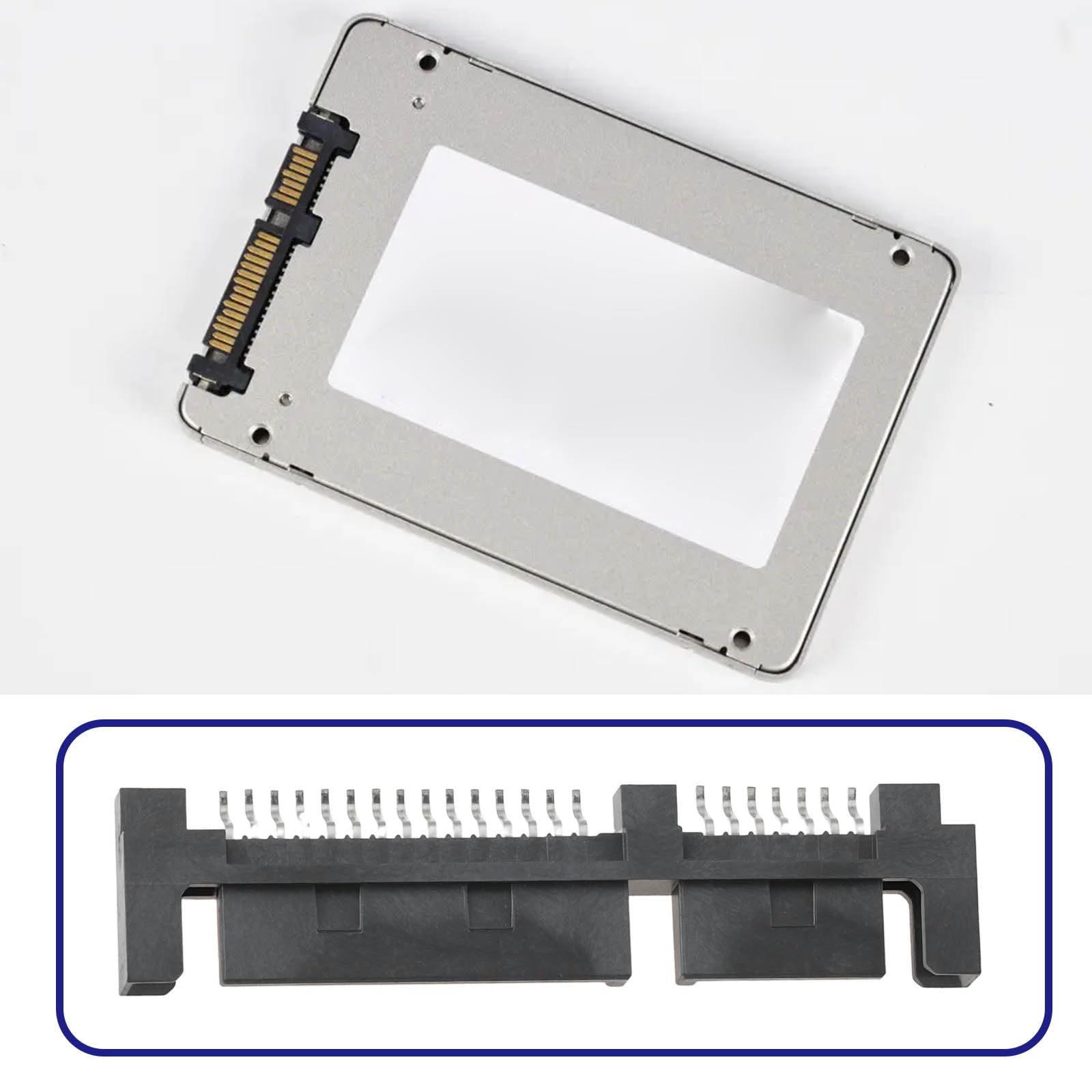 5 szt. SATA 22-pinowe 7+15-pinowe złącze męskie SMT SMD do dysku twardego 6.3 cm HDD