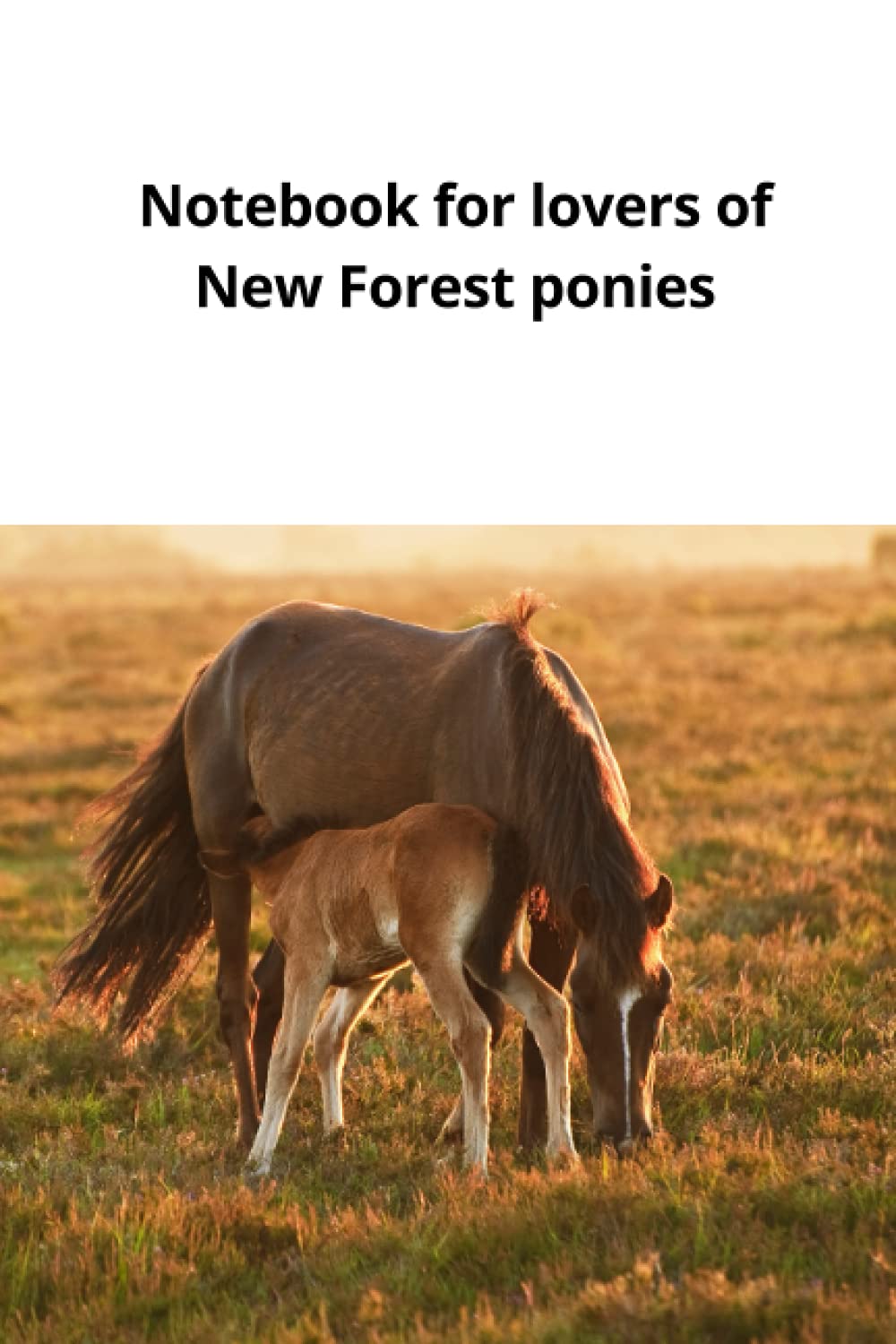 Notebook for lovers of New Forest ponies: Pony lover? Then you must love the New Forest pony. (Notebook for horse lovers.)