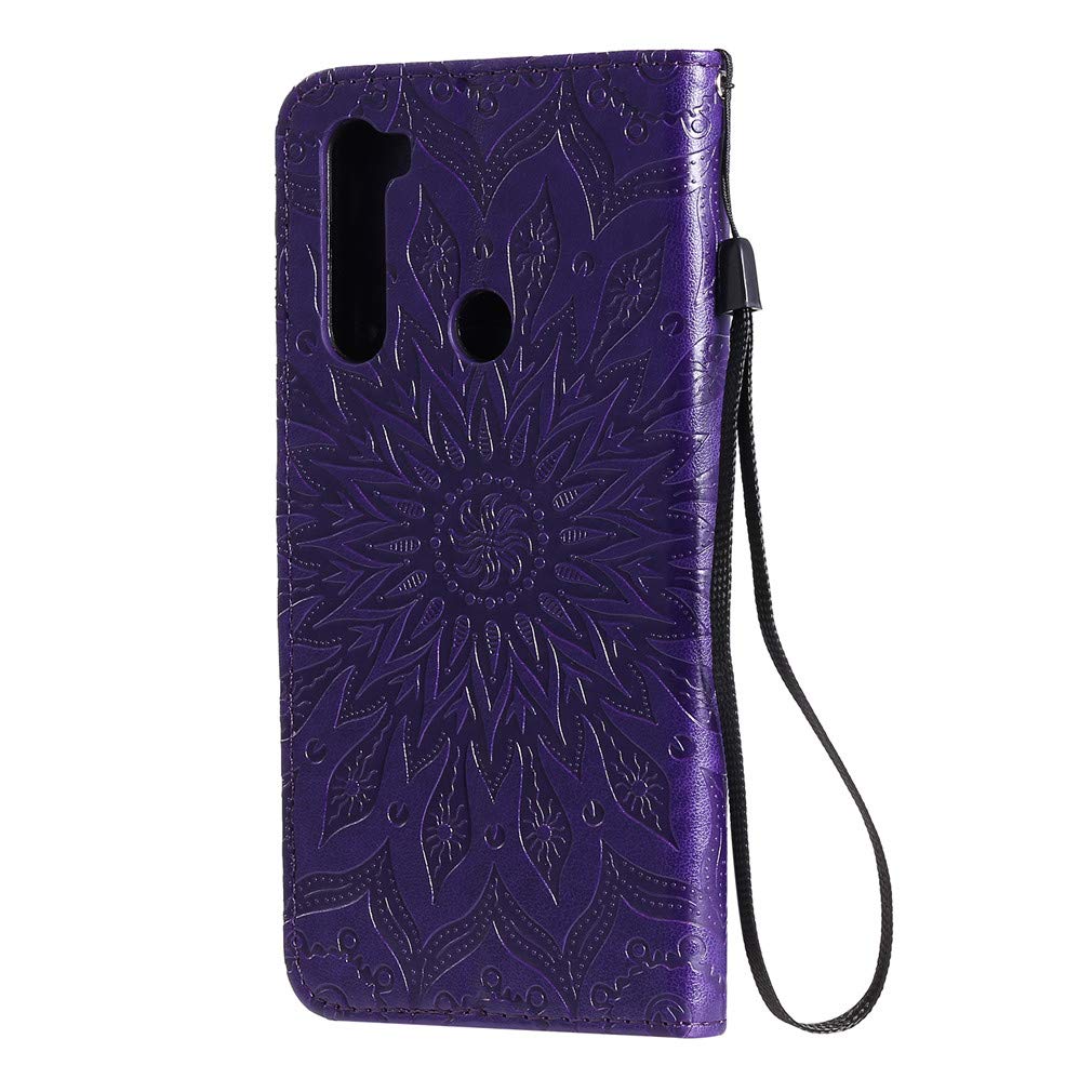 Zchen Cover per Xiaomi Redmi Note 8T, custodia a portafoglio in pelle PU a portafoglio con chiusura a libro pieghevole per Xiaomi Redmi Note 8T (gatto blu