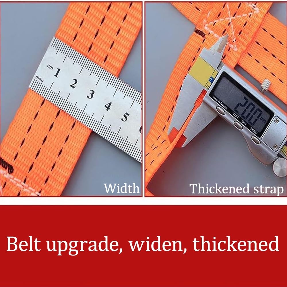 Robustes Schlingennetz & Ladungsabsperrnetz, 1 Tonne Hubkapazität, industrielles Nylon-Netz für vertikales Heben, Ladungssicherung, Transport