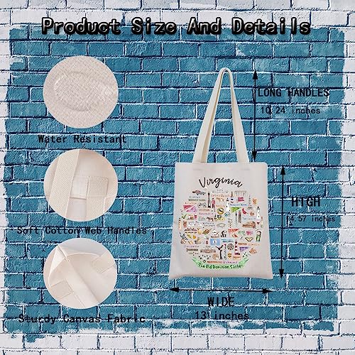Virginia Women's Tote Bag: Welcome to Virginia Travel Gift2