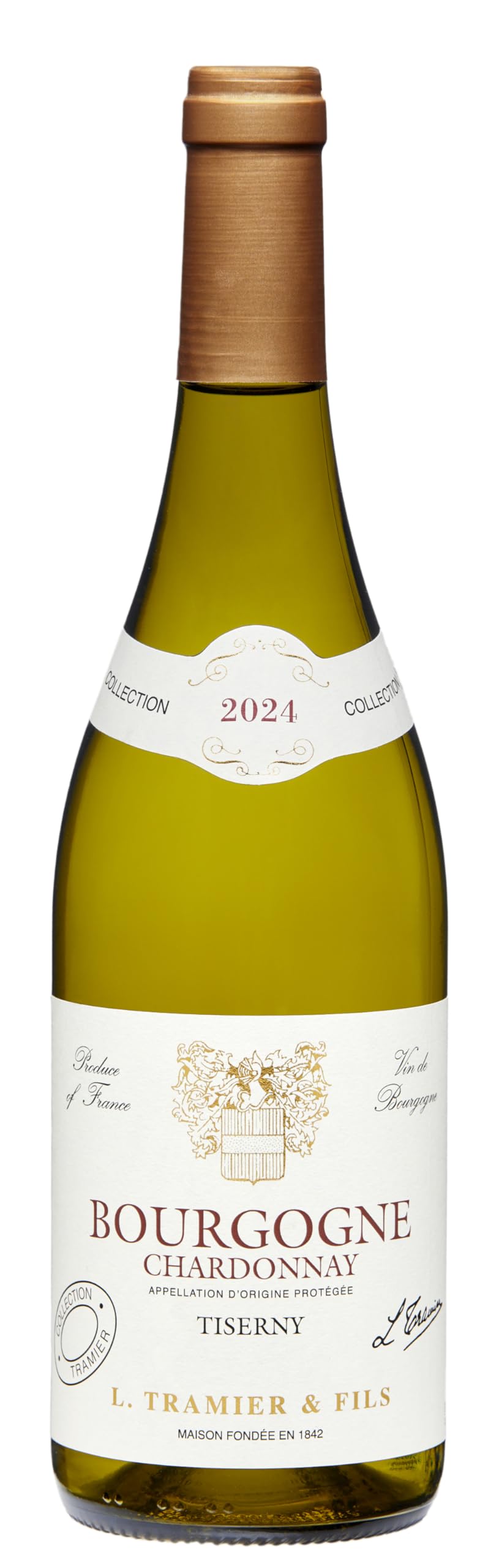 L Tramier & Fils Burgundy 2023 Chardonnay White Wine - 75cl