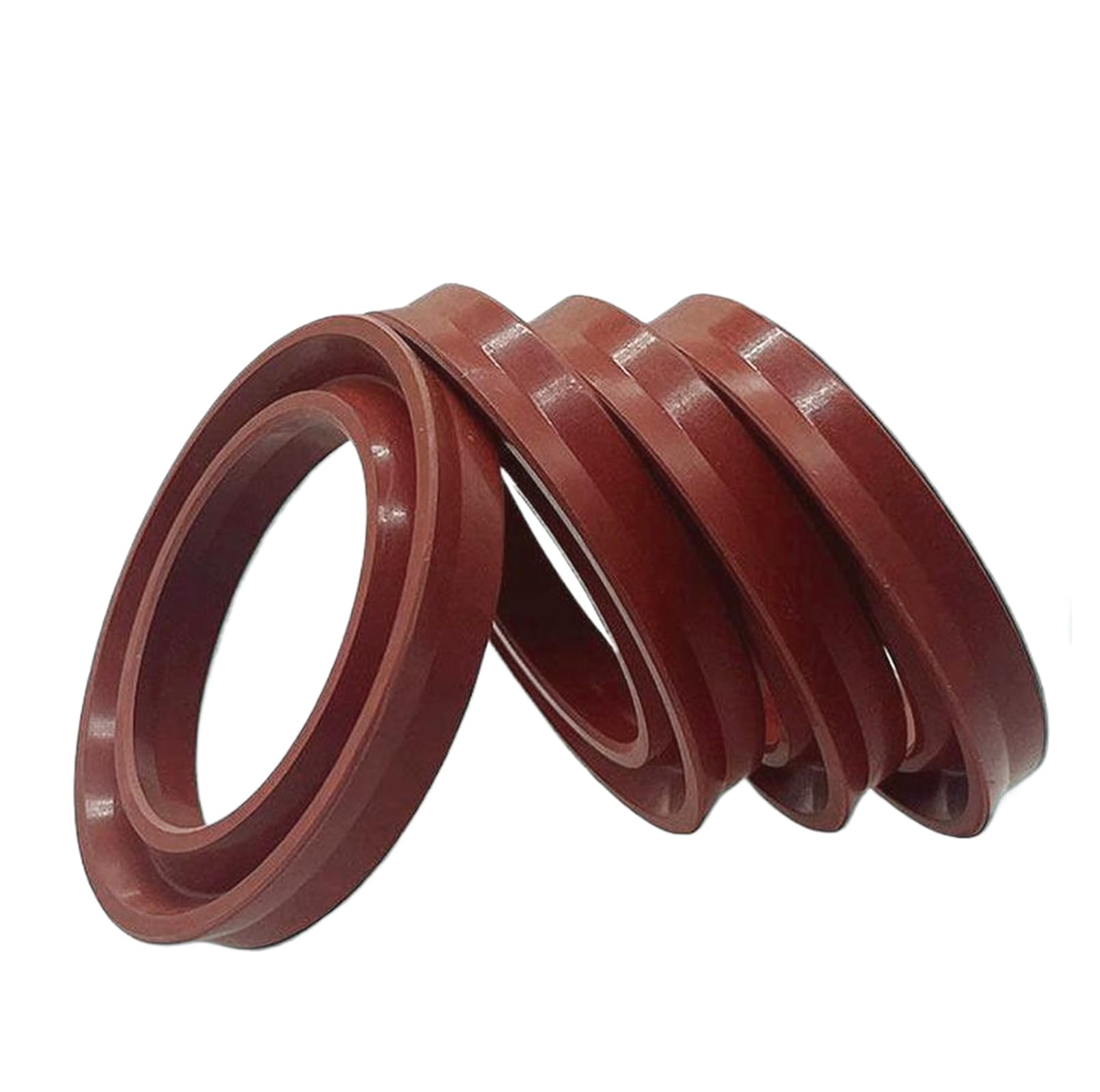 5 Pcs Fluororubber UN Hydraulic Oil Seal, 10mm ID 16mm OD 6mm Thickness