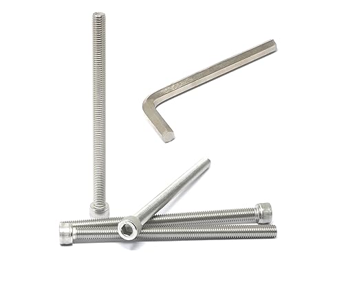 Miniatura 236 de iexcell 25 piezas M4 x 60/65/70/75/3.150 in paso de rosca 0.028 in acero inoxidable 304 cabeza hexagonal Tornillos Tornillos surtido Kit