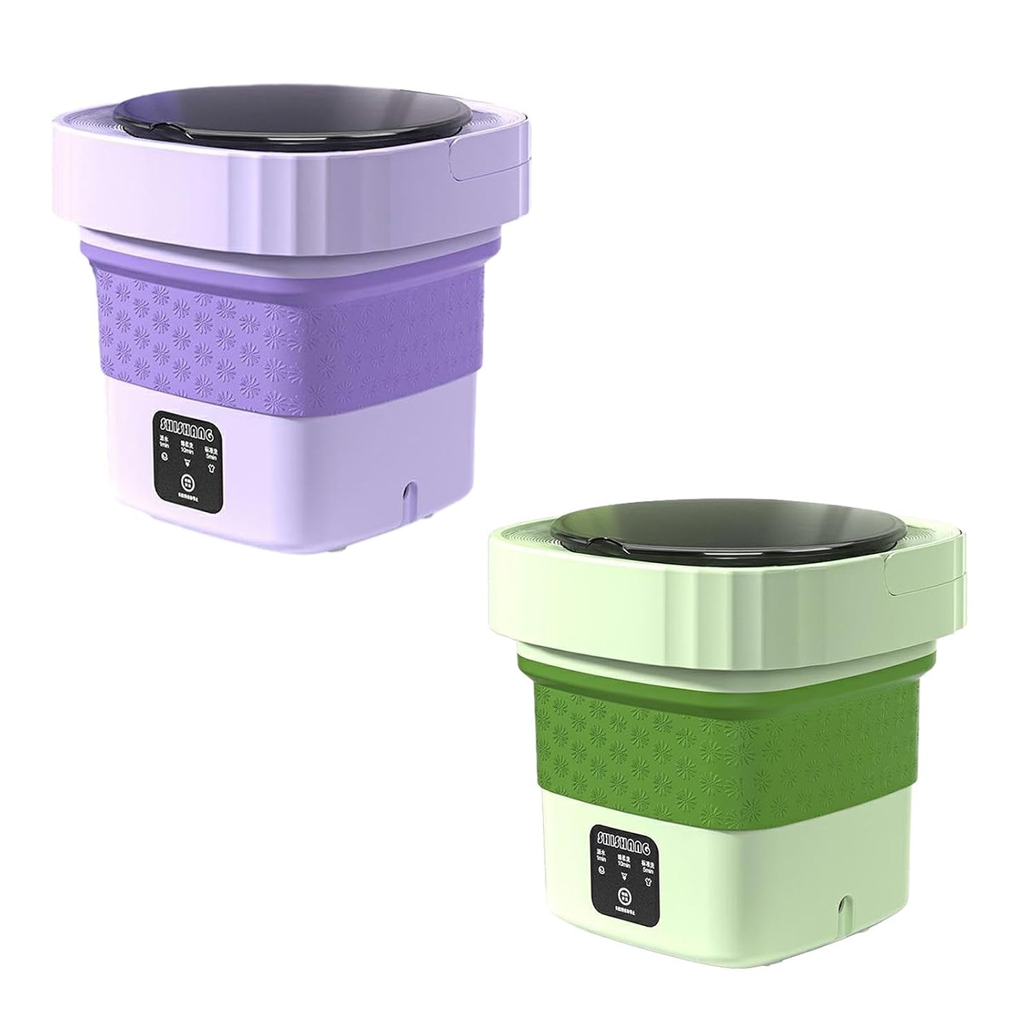 CLUB BOLLYWOOD®Socks Washing Machine 36W Washer Apartment Folding Underwear Washing Machine Purple| Washers & Dryers | Was...