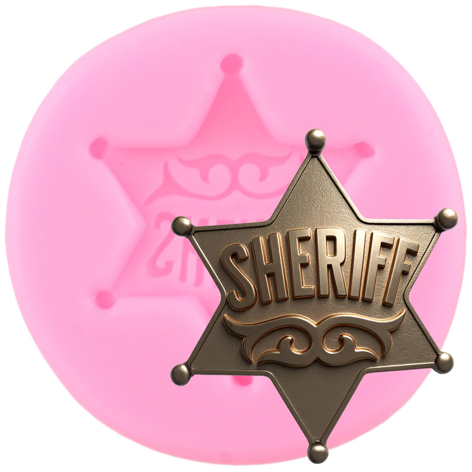 Politieagent Set Siliconen Mallen Gun Fondant Mould Politie
