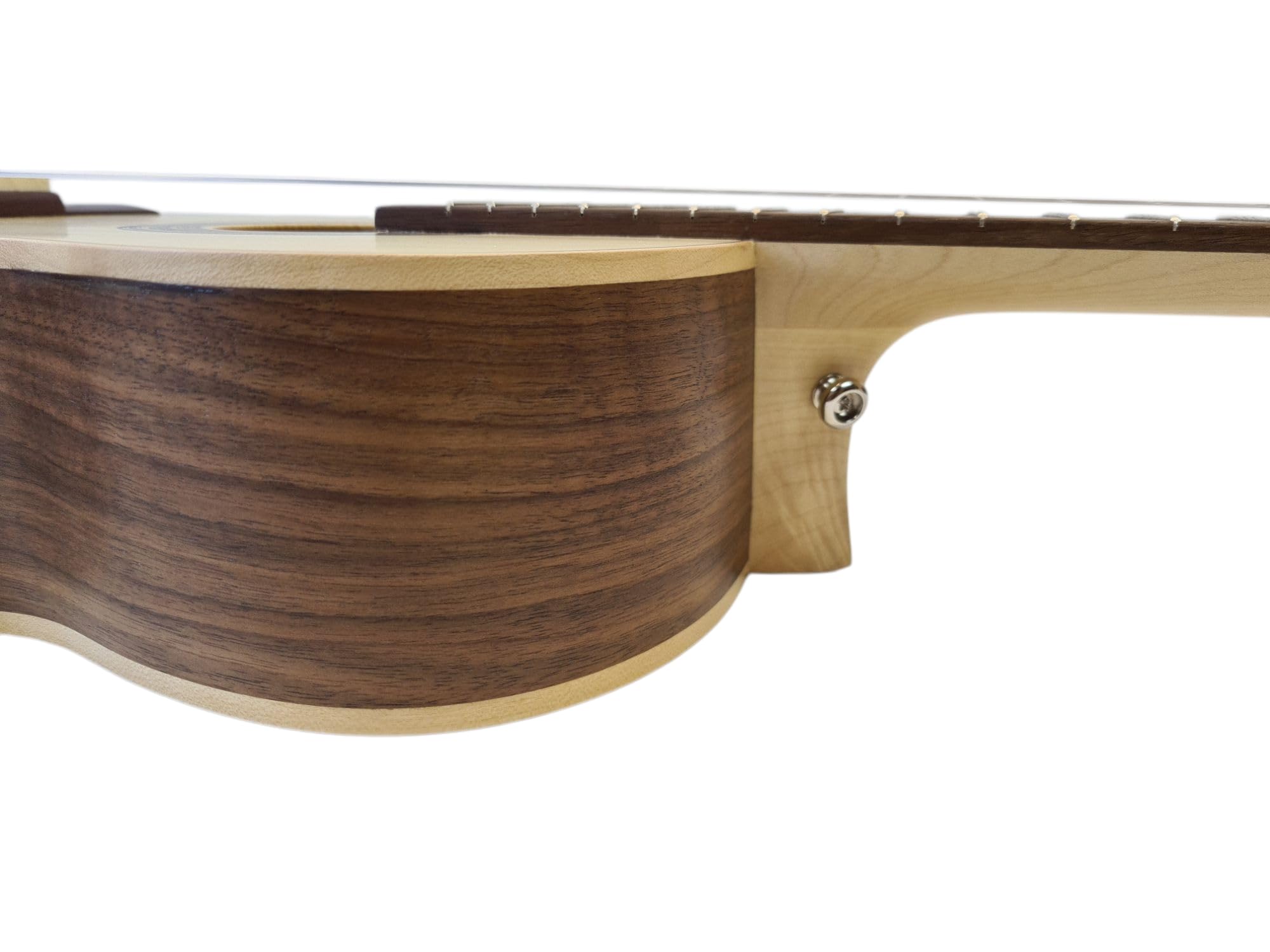 Konzertgitarre 1/2 vollmassiv WoidBua Pro Natura SS300 – massive Fichtendecke & Walnussboden – Kindergitarre mit Gigbag hochwertige Schülergitarre für Einsteiger mit warmem Klang & Top-Verarbeitung