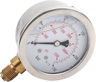 Pressure Gauge, Stable Portable Pressure Measuring Tool for Home for Industry
