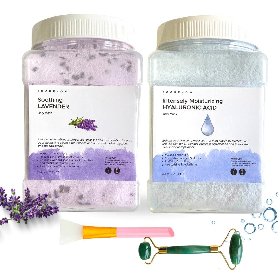 Lavender & Hyaluronic Jelly Face Mask for Facials