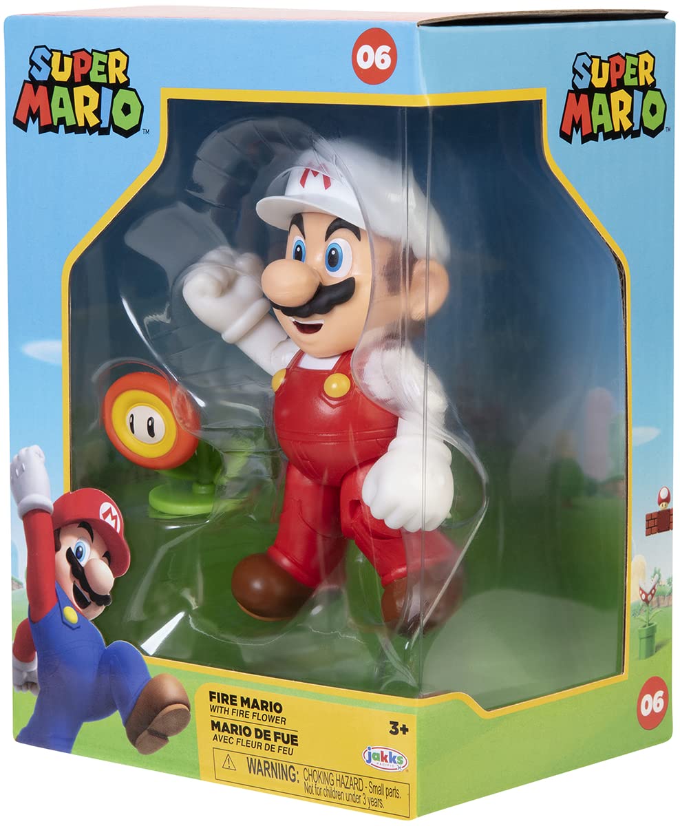 Jakks Pacific Super Mario Spike 4-in Action Figure with Pow Block Accessory