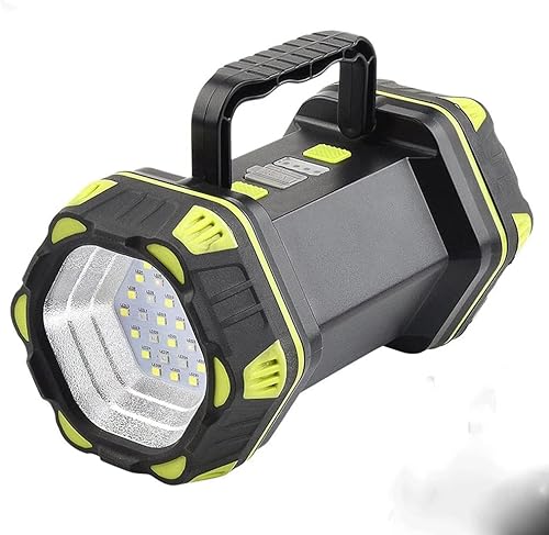 GHGHF - Linterna de alta potencia con modo de linterna recargable brillante, linterna de camping potente