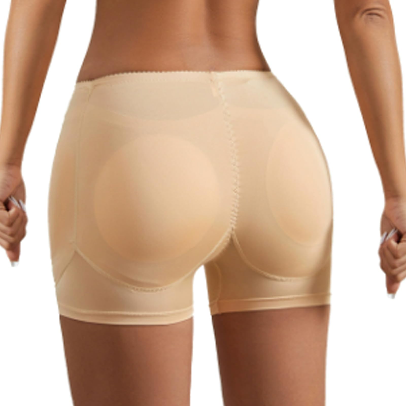 SOLO ACTFIT Mutande Imbottite Donna Butt Lifter Mutande Glutei Invisible Mutandine Push Up Donna Glutei Elastica Butt Senza Cuciture Control Body Shaper Cuscinetti Rimovibili Mutandine Contenitivi