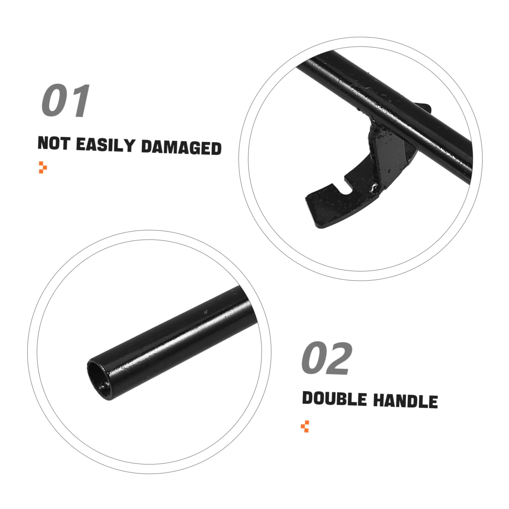 IMIKEYA IBC Behälterdeckelschlüssel - Praktischer Öffner Aus Kohlenstoffstahl Für Container