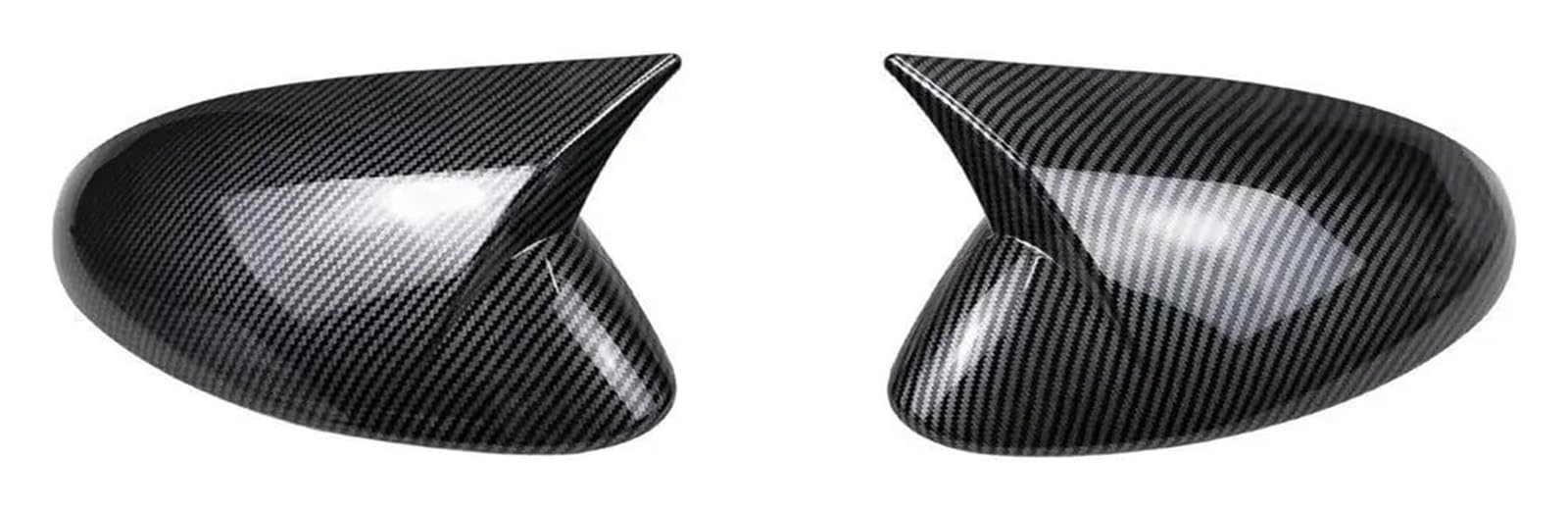 Jsrvqkms Carbon Rear View Mirror Cap For Alfa For Romeo For Stelvio 2017-2023 Side Wing Mirror Cover Car Rearview Sticker Exterior Trim Fiber(Carbon)