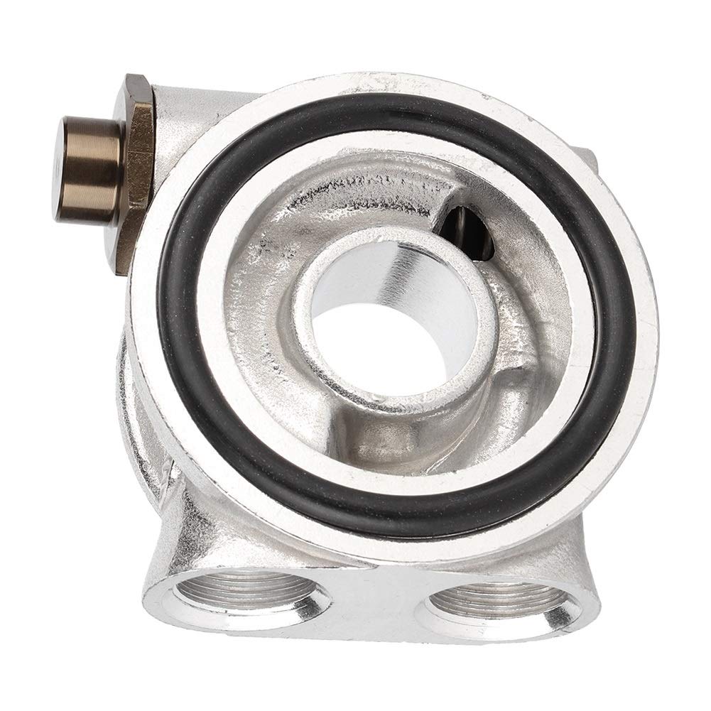 X AUTOHAUX Aceite Bloque Filtro Sándwich Montaje Adaptador Para Coche 3
