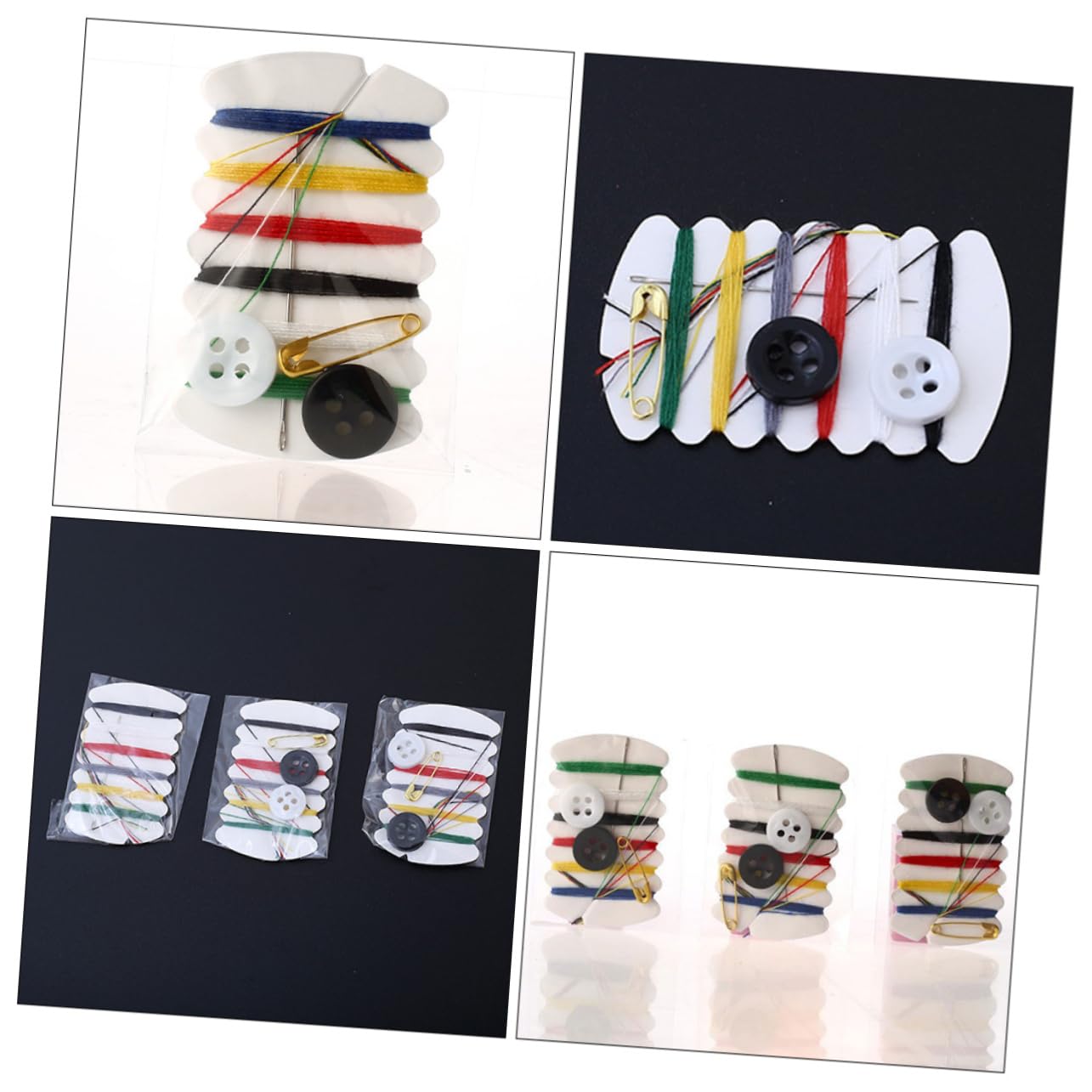 Operitacx 300sets Cucito Portatile da Kit Professionale per Cucire con Accessori Completi per Decorazioni Pratico per Viaggi e Uso Domestico