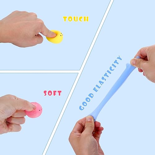 Miniatura 2 de Saparlo 24 juguetes esponjosos Mochi para niños mini animales lindos para aliviar el estrés regalo de Año Nuevo para niños y niñas tarjetas de