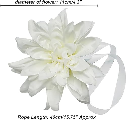 Miniatura 2 de 2 alzapaños magnéticos de flores para cortina, hibisco, clips decorativos para atar en la parte trasera de la ventana, cuerdas de sujeción para el