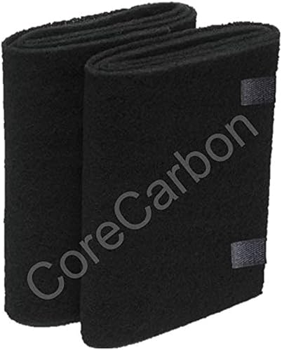 Miniatura 1 de Paquete de 2 prefiltros de ajuste exacto diseñados para adaptarse a Honeywell 20500 o dos filtros de repuesto redondos HRF-D1 (etiquetados "D")