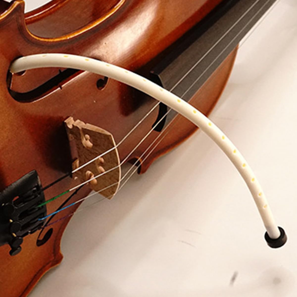Veemoon Humidificateur de Rosace pour Violon et Alto Humidificateur à Panneau Souple Blanc Outil de Maintenance de L’Humidité pour Instruments à Cordes Protège Fissures et Déformation