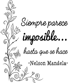 Pegatina decorativa habitación .Pegatina pared frases decorativas. Vinilo decorativo frase motivadora. Vinilo adhesivo hab...