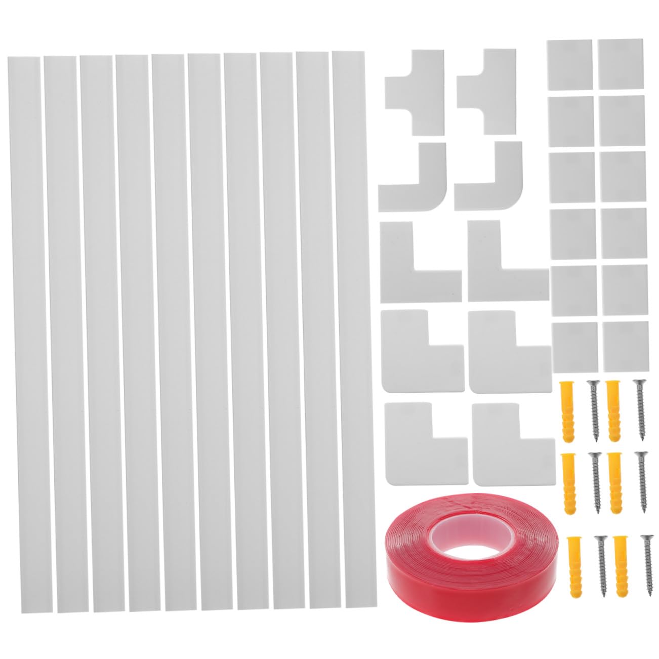 Kit Canaleta Adhesiva para Cables PVC Resistente Ignífugo Autoadhesivo para Ocultar Cables Hogar Oficina Organizador Sencillo y Duradero