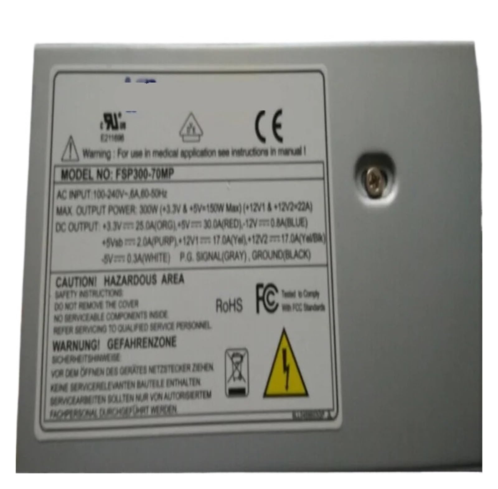 SWEWDSQG Power Supply 300W FSP300-70MP
