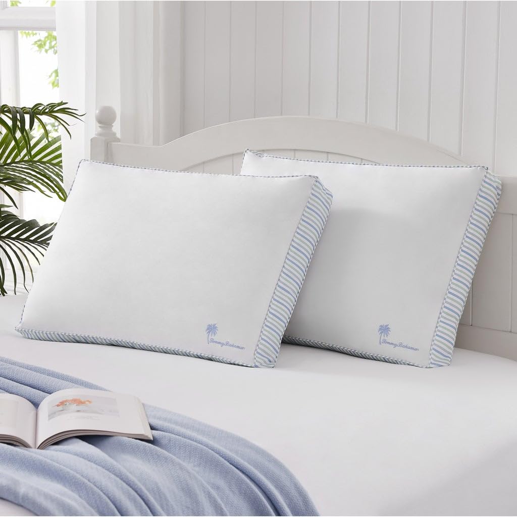 Tommy Bahama Multicolor Haven Stripe Cotton Pillow 2-Pack (King Size)