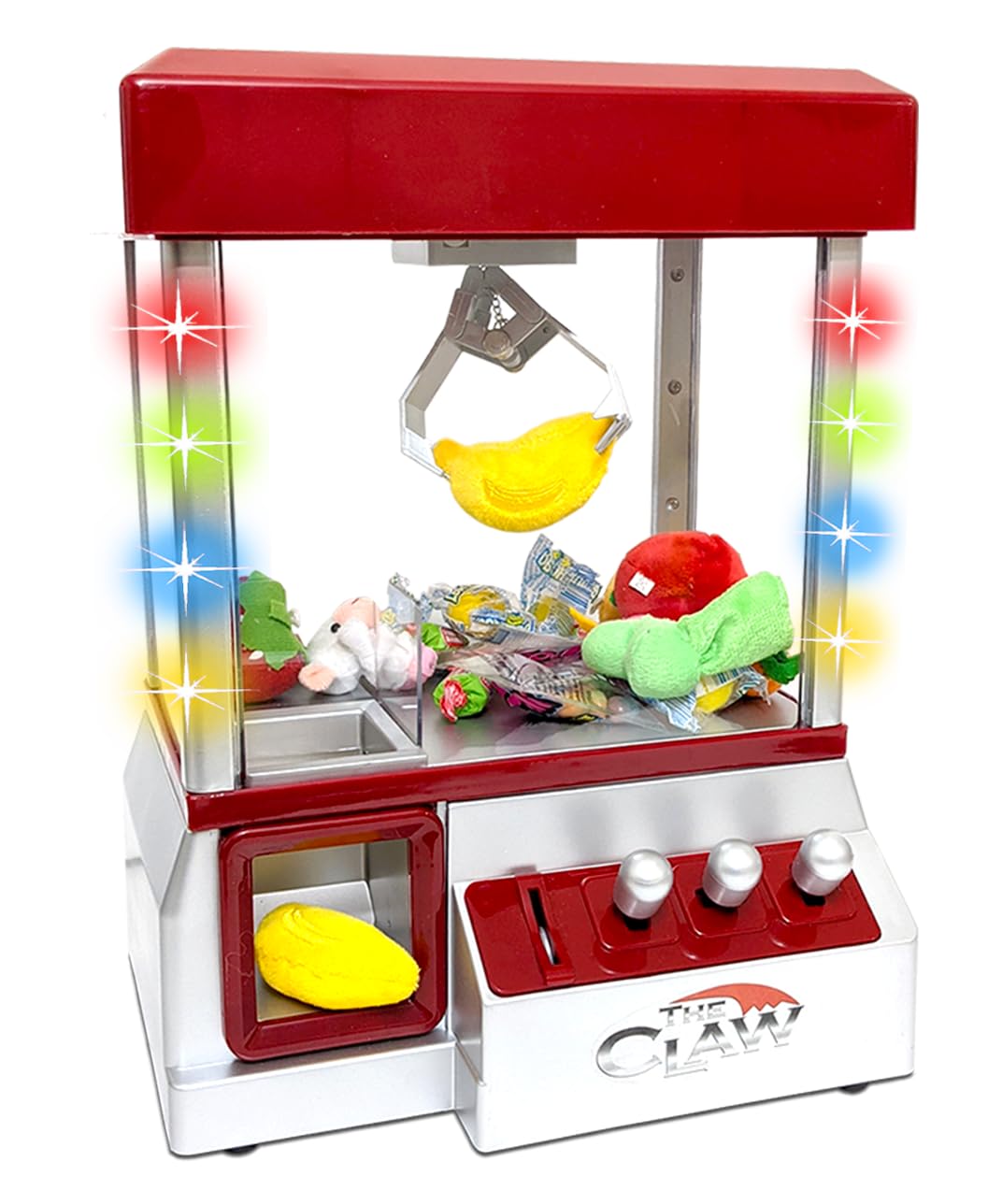Etna Electronic Arcade Claw Machine - Toy Grabber Machine with Flashing LED Lights and Sound