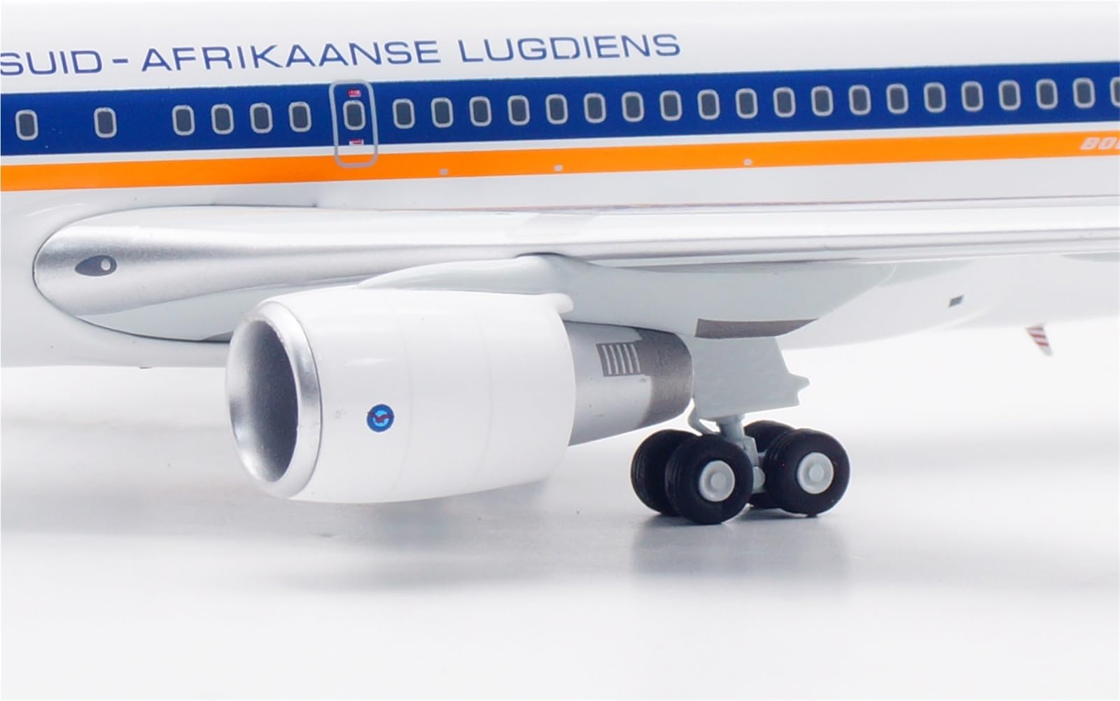 GXNRHG Repliki modeli samolotów 24CM wykwintna replika samolotu w skali 1:200 dla południowoafrykańskich linii lotniczych B767-200 ZS-SRA aluminiowy model samolotu miniaturowy model samolotu