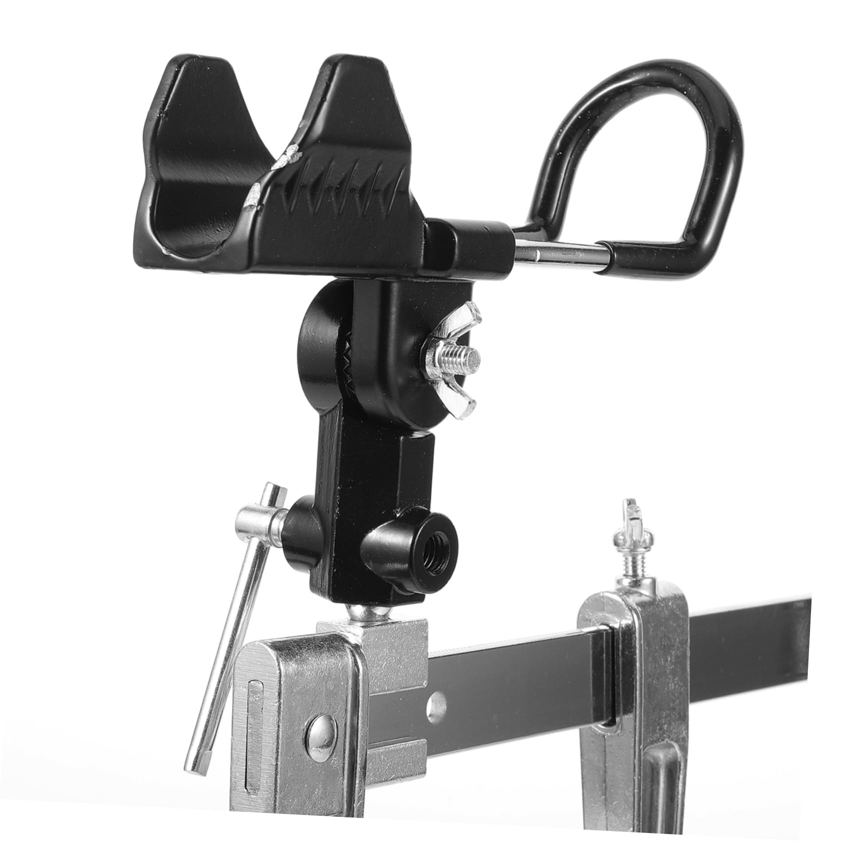 UKCOCO Support Multifonction à Pêche en Métal Portable Angle Réglable pour Canne à Pêche