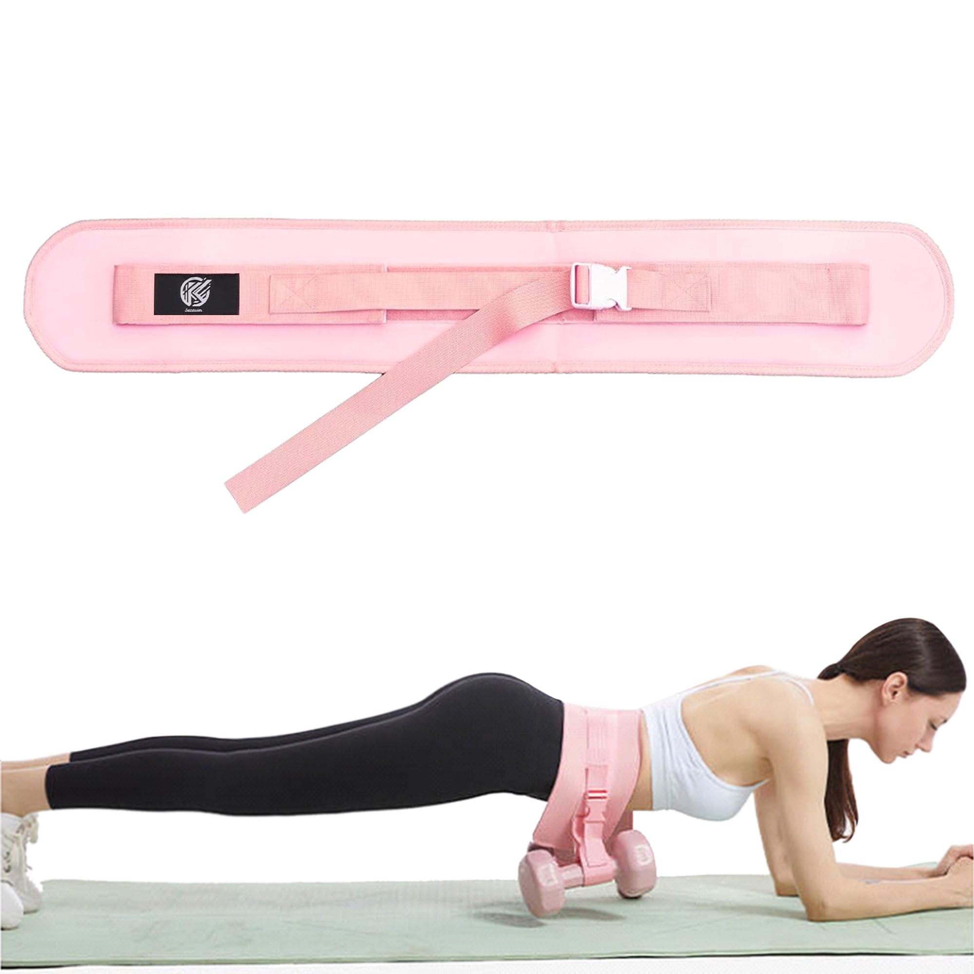 Pack De 2 Ceintures KKELLY'SBOOTY Pour Le Hip Thrust à La Maison – Renforcez Fessiers Et Cuisses !