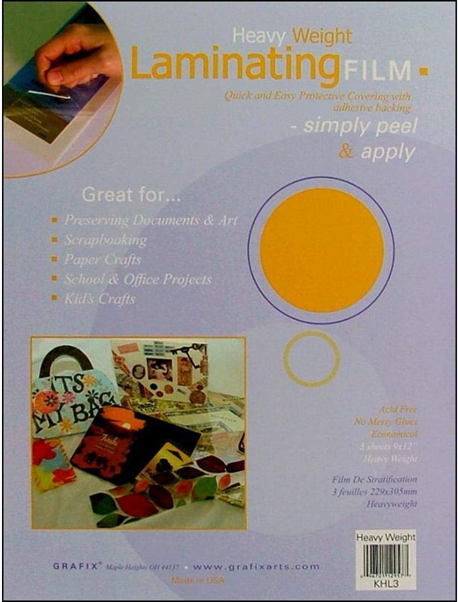 Laminating Film pack of 3 heavy weight