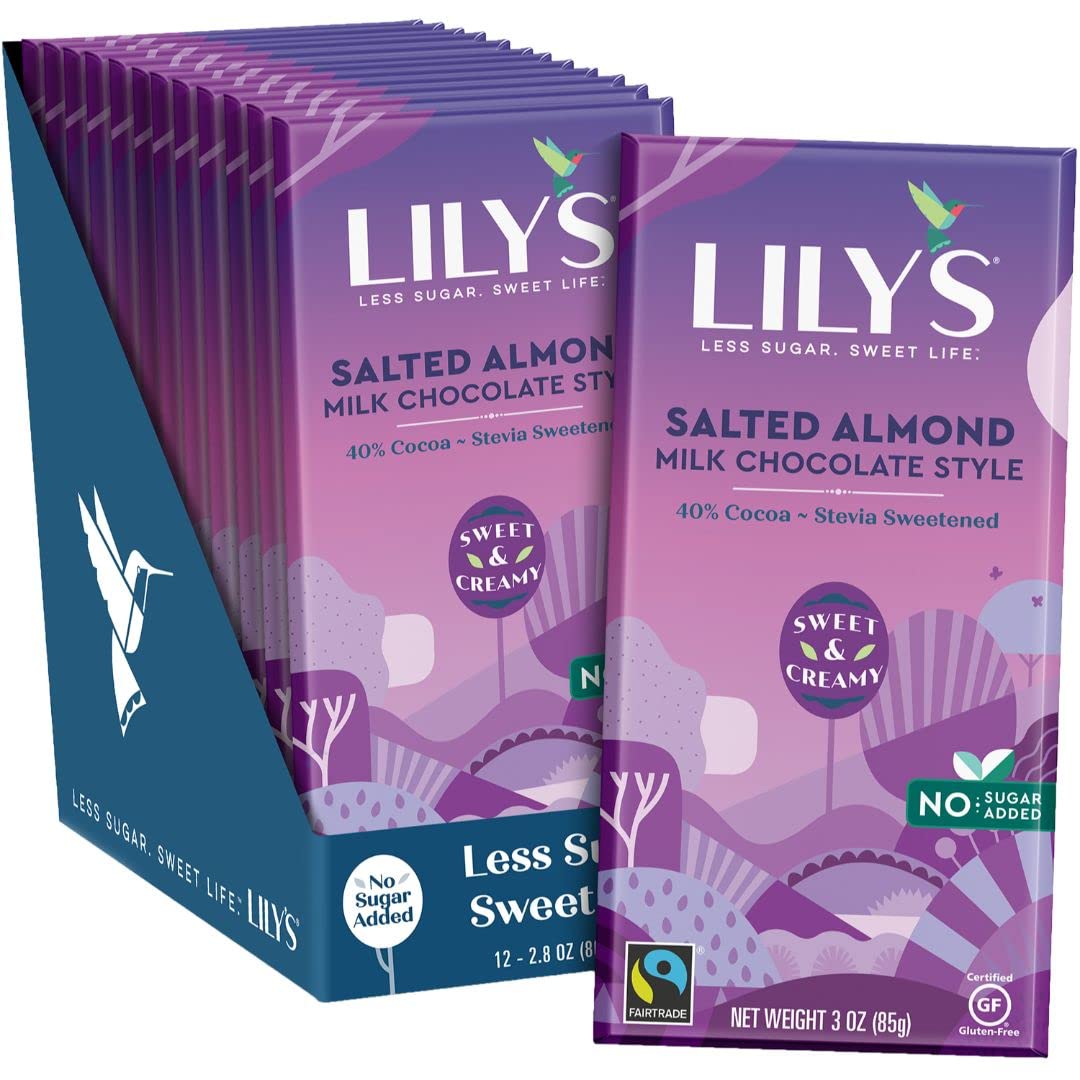 LILY'S Salted Almond Milk Chocolate Style, Individually
