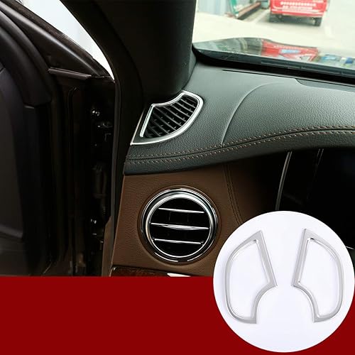 YIWANG - Cubierta de salida de aire acondicionado para salpicadero (2 unidades, para Mercedes Benz Clase S W222