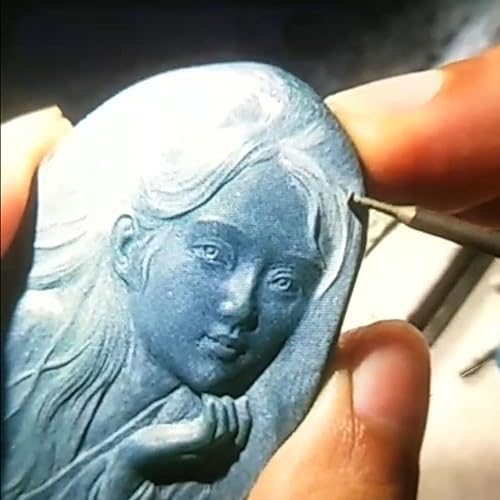 Miniatura 7 de Luo ke 13 Pcs T Shape Diamond Burr - 3/32'' Shank Channel Cutting Burs Diamond Mounted Stone Carving Burr for Rotary Tools Includes Dremel