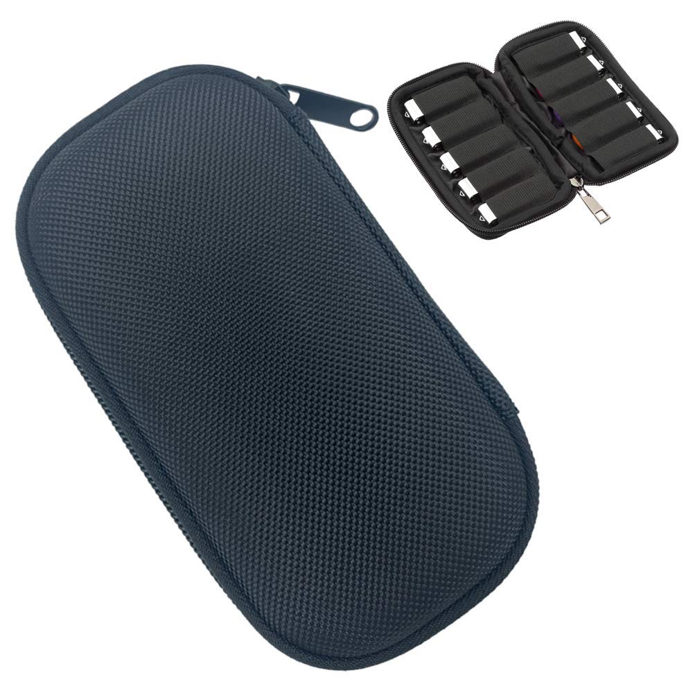 USB Flash Drive Case, JBOS EVA Hard Storage Bag Electronic Accessories Organizer Holder for Flash Drive Carry Case for USB Drive / Thumb Drive / Pen Drive / Jump Drive (Black)