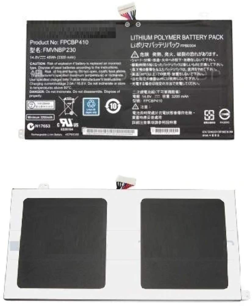 MicroBattery MBXFU-BA0004 Lithium-Ion Industrial Rechargeable Battery 3.2 mAh 14.8 V