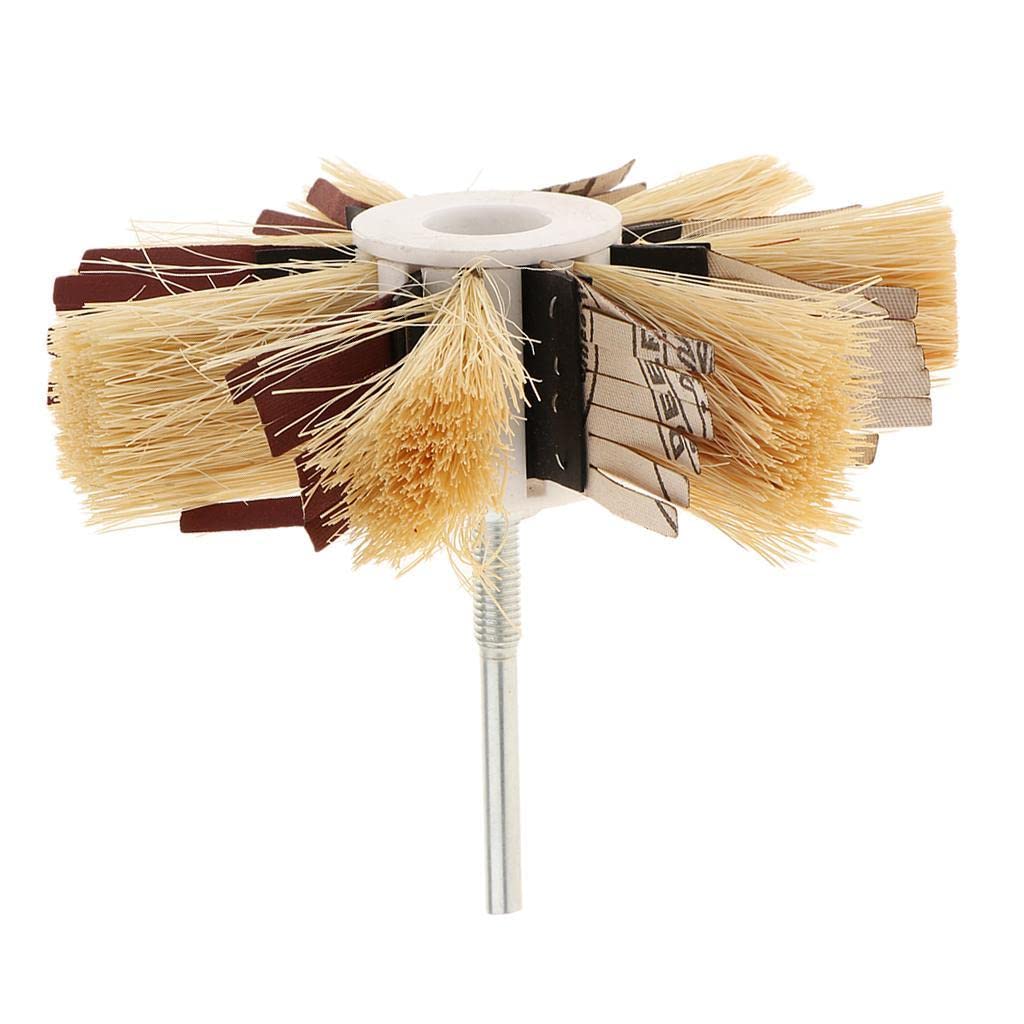 atorse sisal emery cloth grind buffing brush polish wheel white core wheel
