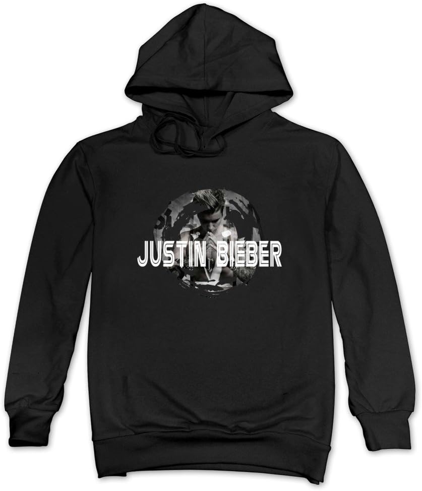 CAILING Men's Justin Bieber Purpose Tour 2016 Workout Sweatshirt Hoodie Black S