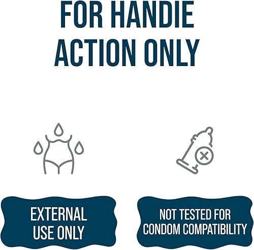 Miniatura 4 de Lube Life Handie Cream, lubricante a base de agua para hombres y parejas, hecha con ingredientes naturales, textura cremosa, 4 onzas líquidas