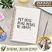 BUOLINT Dog Book Lover Notebook Journal 5.5x8.3, Reading Journals for Book Lovers, Dog Lover Gifts, Librarian Bookish Gifts, Pet Dogs Read Books Be Happy Spiral Hardcover Notebook