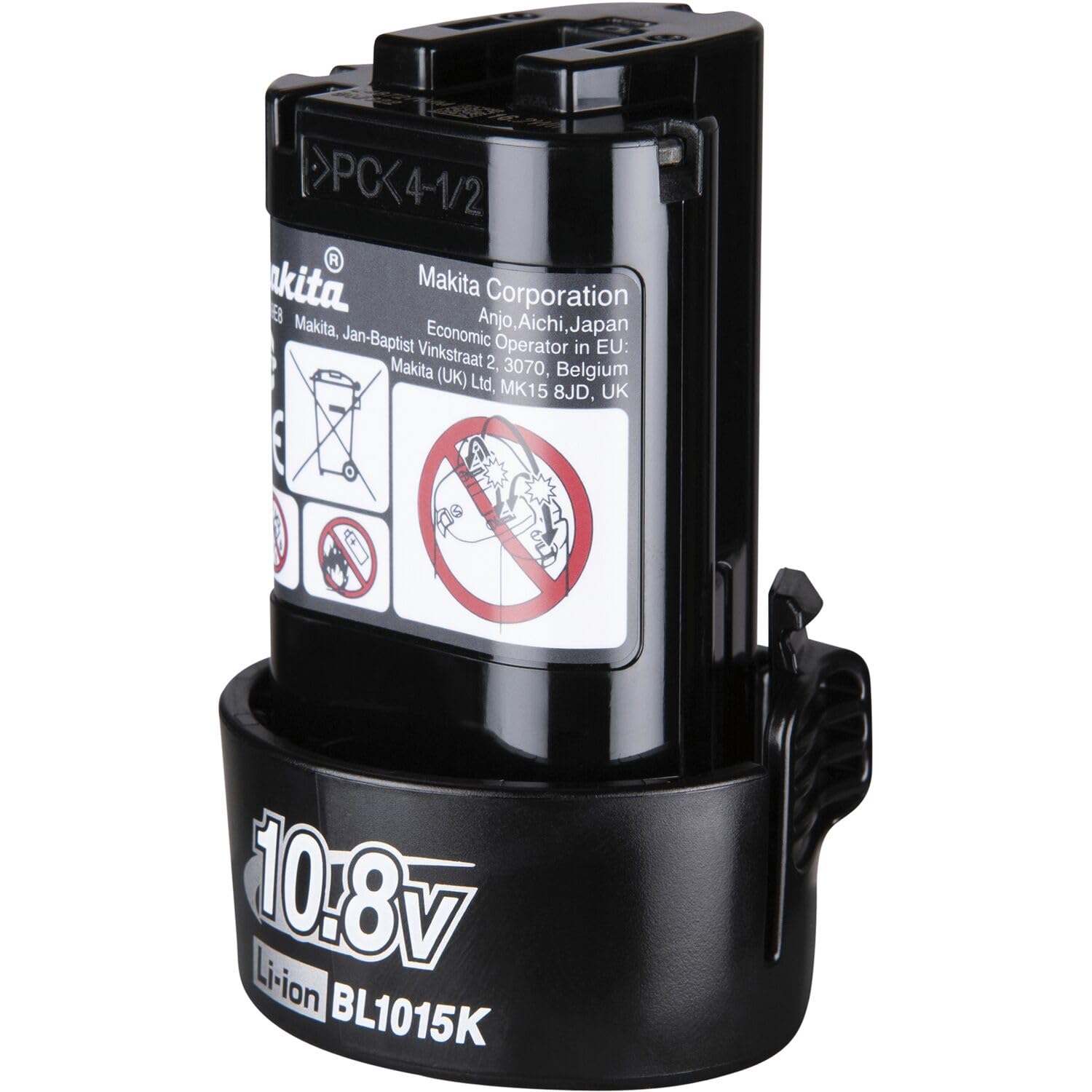 Makita BL1015K Replacement Battery 10.8 V for Makita Battery Tools 10.8 Volt / 1.5 Ah Li-Ion
